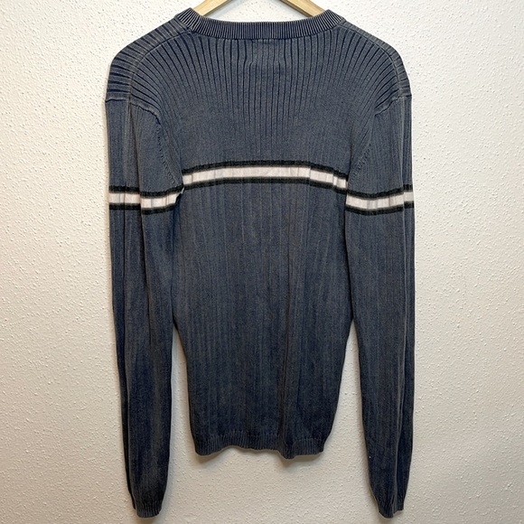 Vintage Y2K Extreme Gear Striped Long Sleeve Crewneck Small - Picture 4 of 4